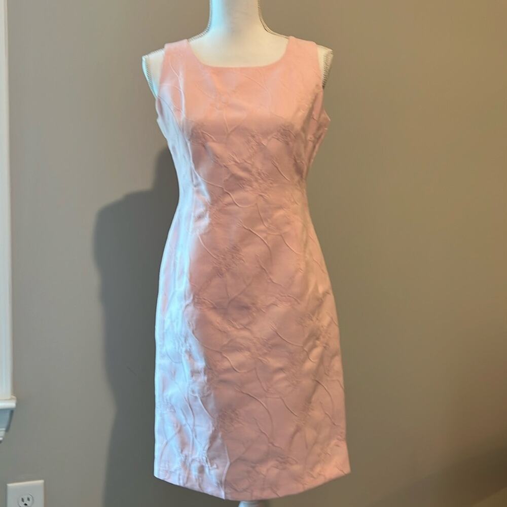 TALBOTS PETITES Pink Sz 4 Dress Fit and Flare‎ Silhouette Formal Dressy Wedding